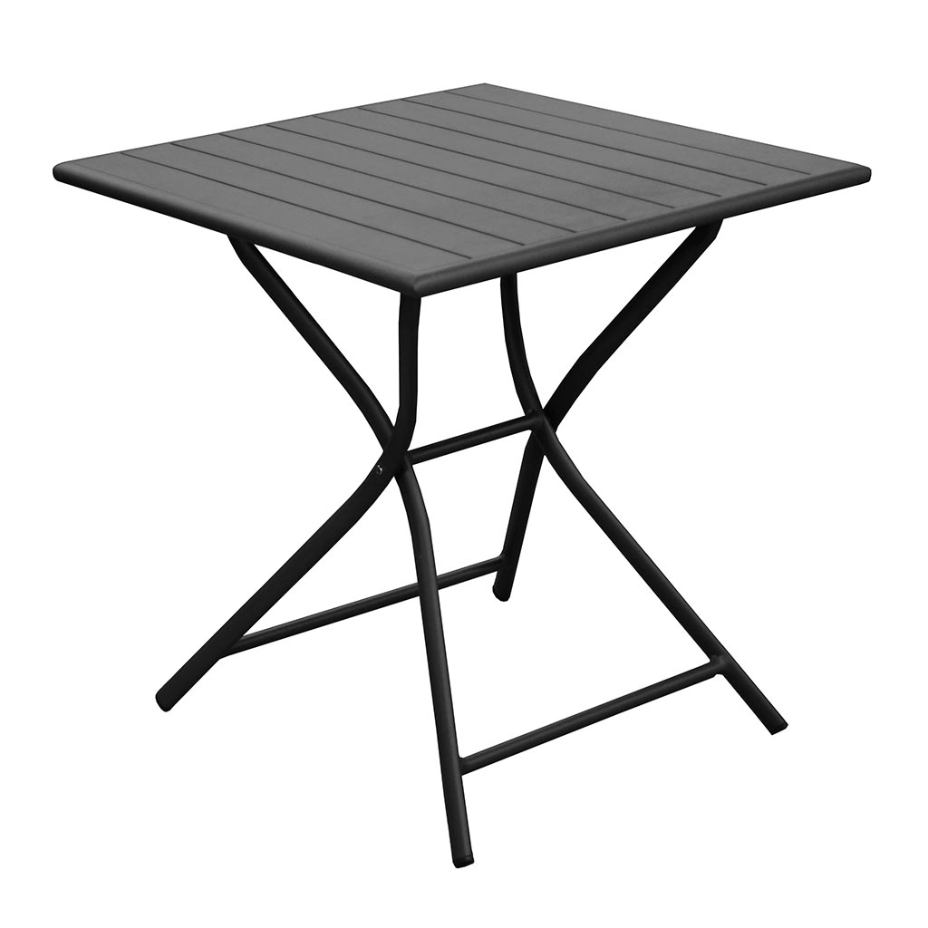 Table pliable guéridon cery graphite PROLOISIRS - 70cm