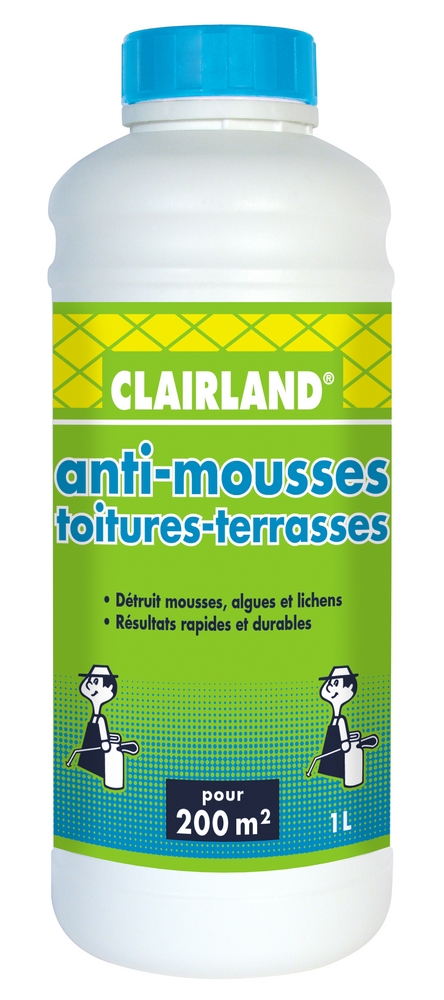 Anti-mousses, Algues Concentré à diluer  CLAIRLAND® - 1L