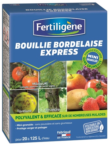 [36-003KAE] Bouillie Bordelaise. Granulés Solubles FERTILIGÈNE - 0,5 Kg
