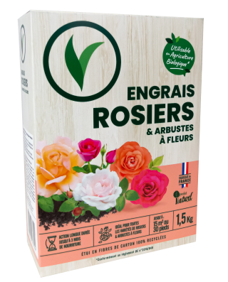 [4I-004BO3] Engrais rosiers & arbustes à fleurs VILLAVERDE - 750g