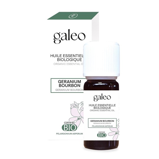 [4E-001DS8] Huile essentielle geranium bourbon bio GALEO - 10ml 