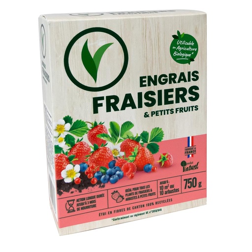 [V-004CTL] Engrais fraisiers & petits fruits VILLAVERDE - 750g