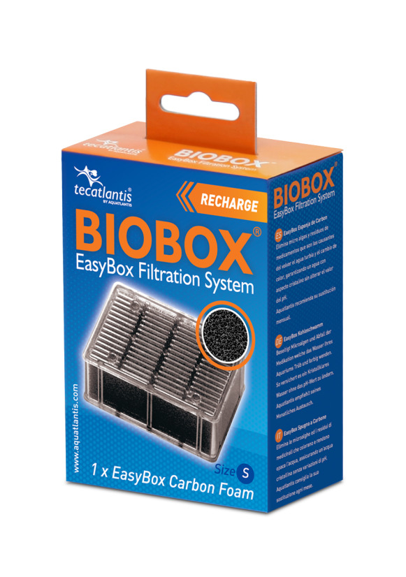 Recharge charbon pour filtres BioBox AQUATLANTIS - Taille S
