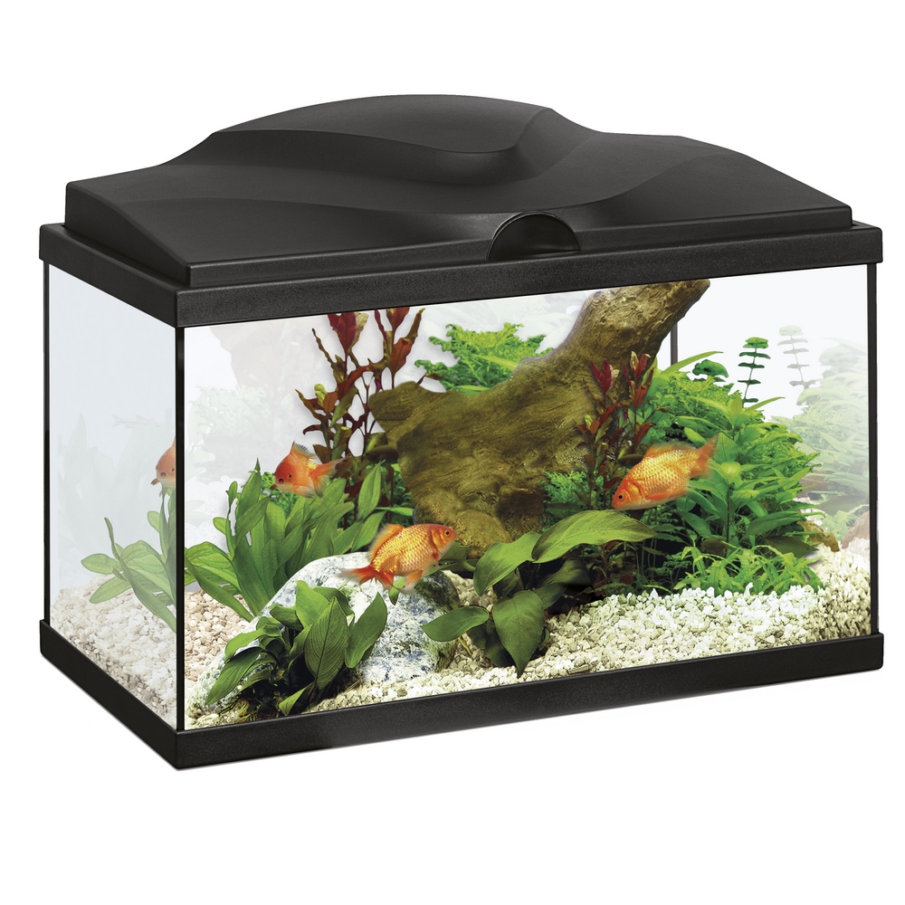 Aquarium 20 LED noir CIANO - Entretien facile - 17L