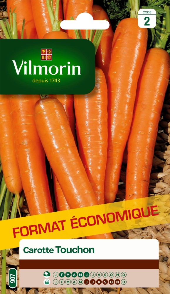 Graines de carotte touchon VILMORIN - Format éco