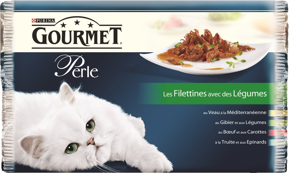 Gourmet Perle Les Filettines Avec Des Légumes 4X85G