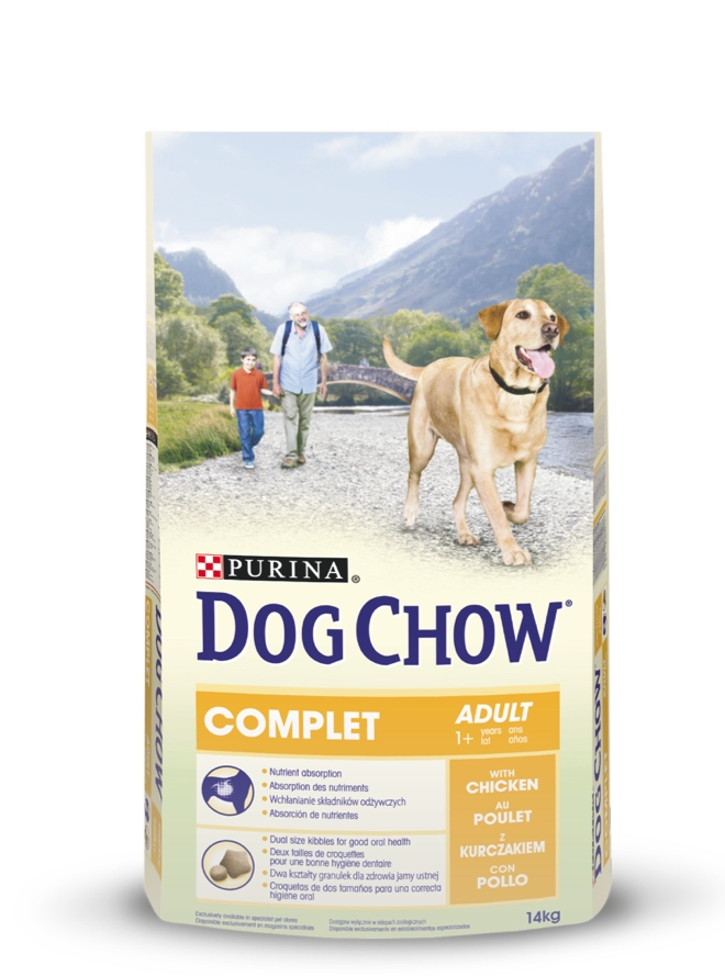 Croquettes Chien Adulte Poulet Dog Chow Complet/Classic PROPLAN - 14kg