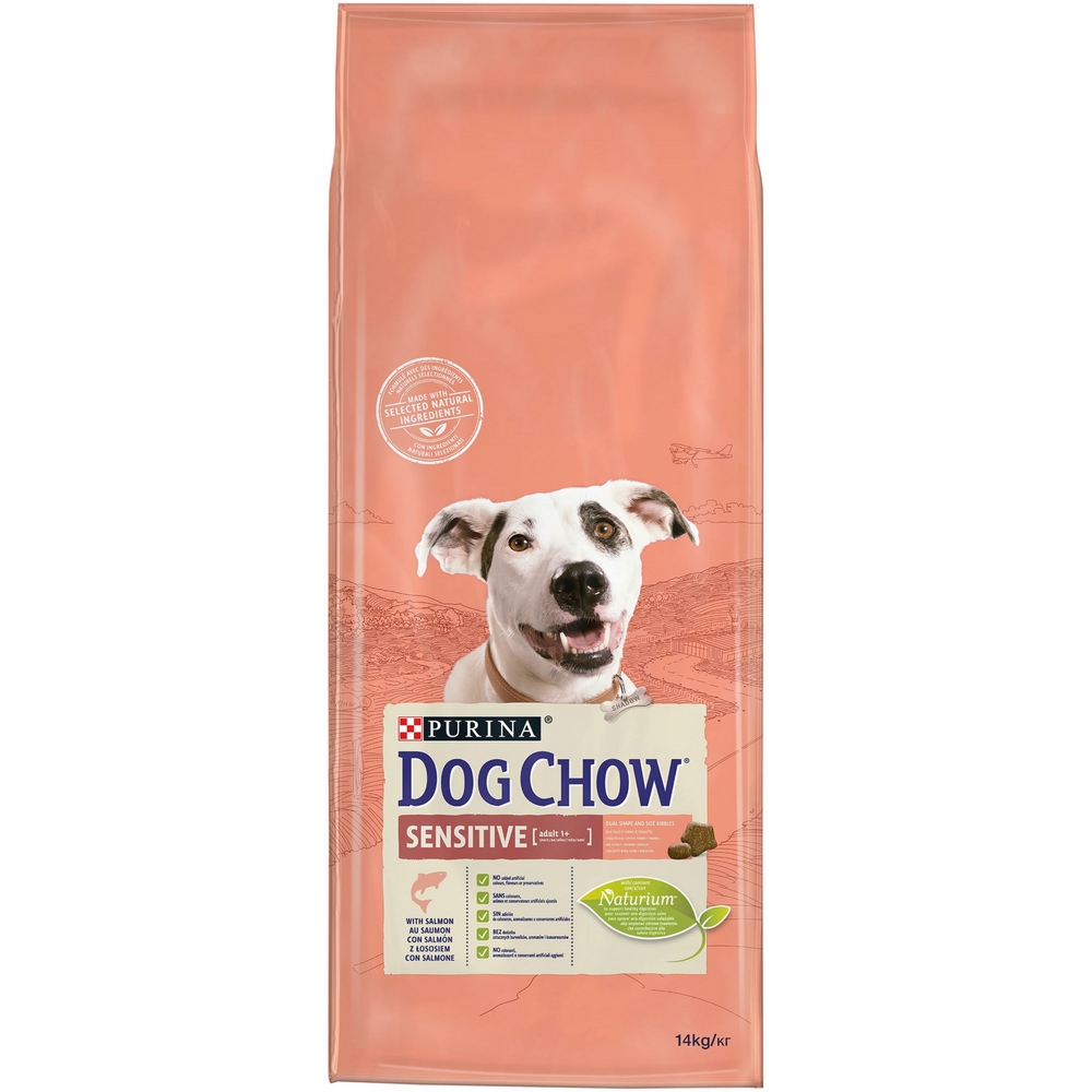 Croquettes Chien Adulte Saumon Dog Chow Sensitive PROPLAN - 14kg