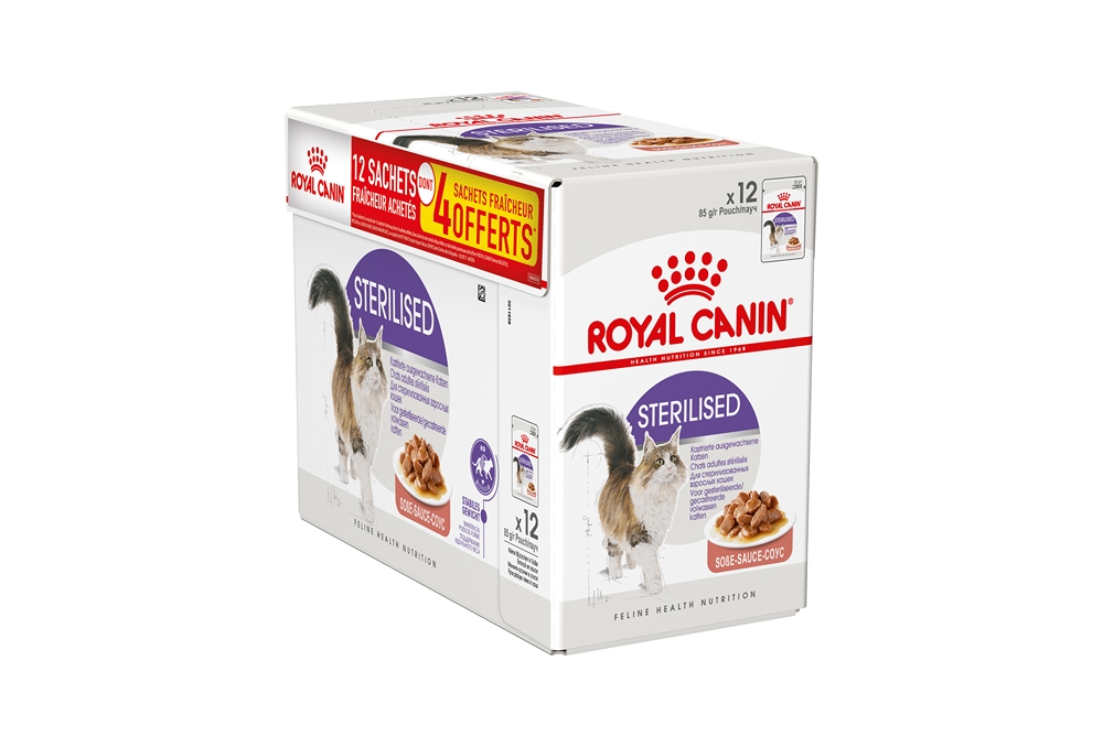 Boîte de sachets fraîcheur en sauce ROYAL CANIN - 12x85g