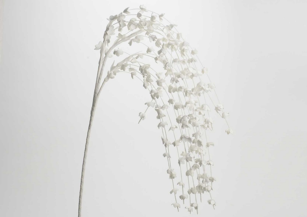 Chute Fleurs Marga Blanc AMADEUS - H120