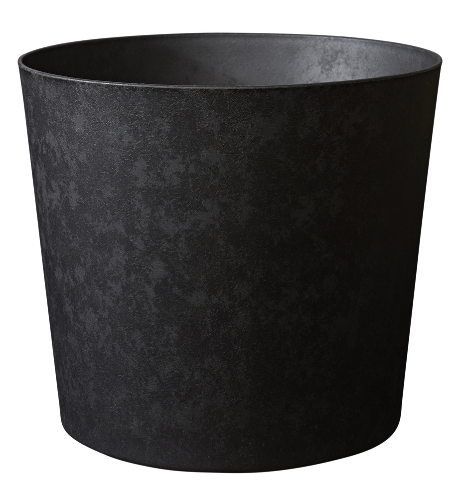 Pot élément conique graphite POETIC - Ø25cm x H24cm