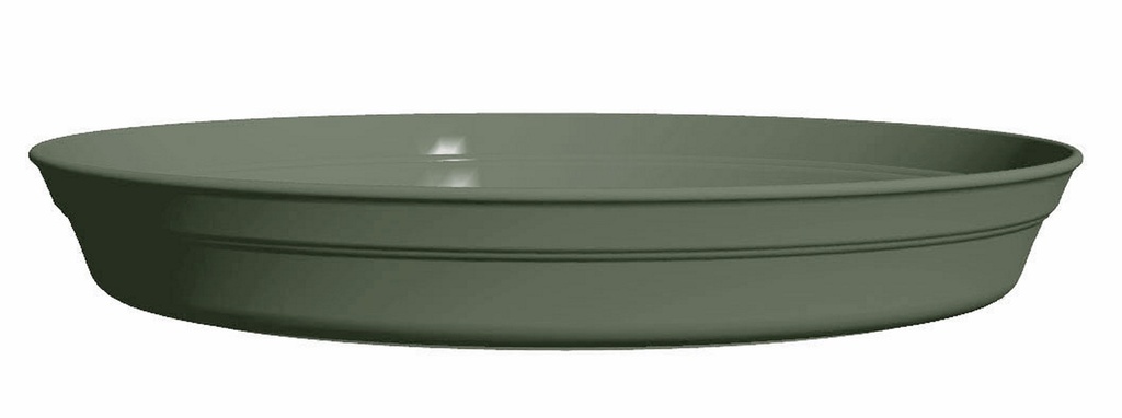 Soucoupe pour pot roméo 25 kaki POETIC - Ø17,2cm x H2,4cm