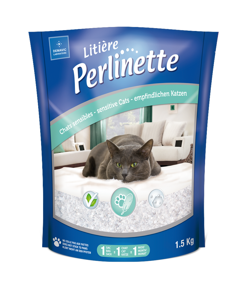 Perlinette Chat Sensible DEMAVIC - 1,5Kg