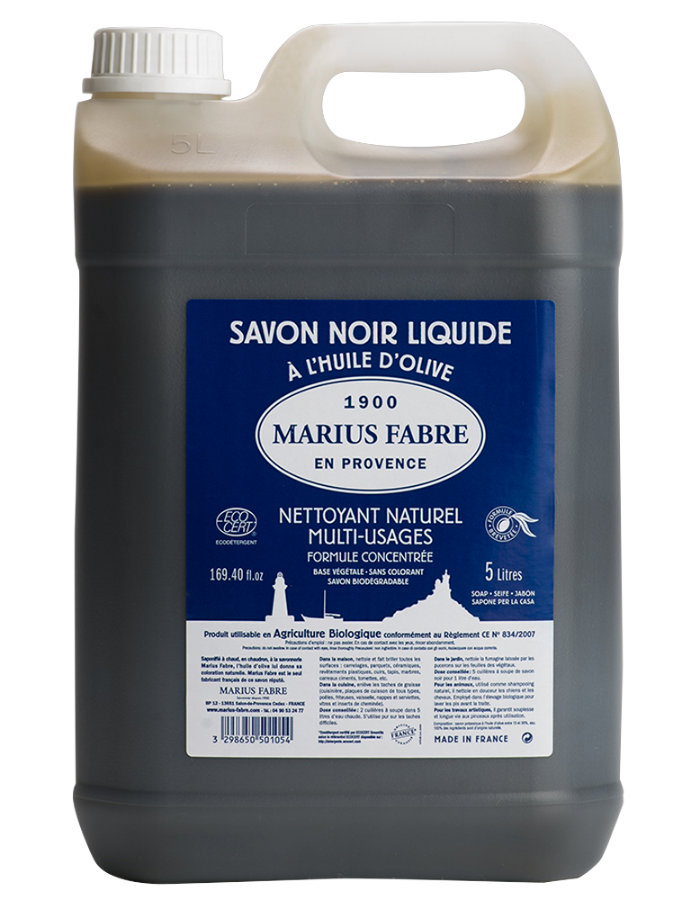 Savon Noir liquide MARIUS FABRE - 5L