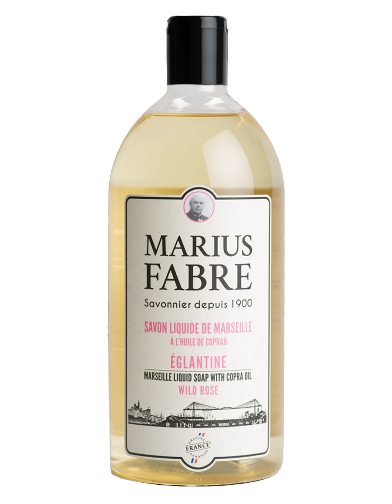 Savon Liquide de Marseille Eglantine  MARIUS FABRE - 1L