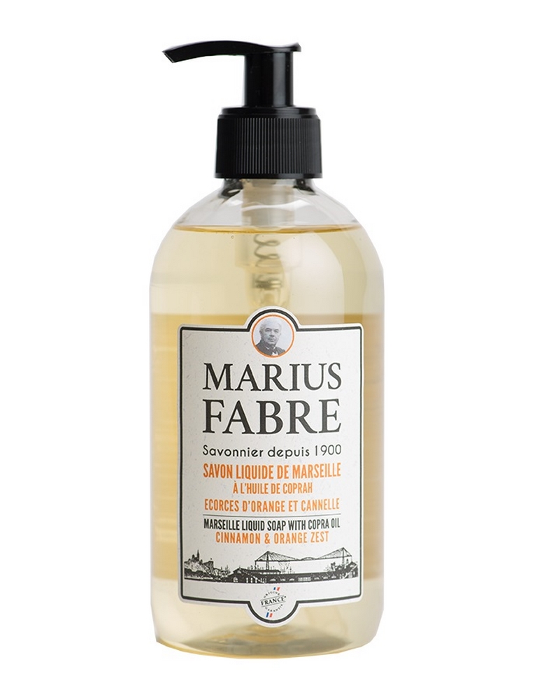 Savon liquide de marseille orange MARIUS FABRE - 400ml