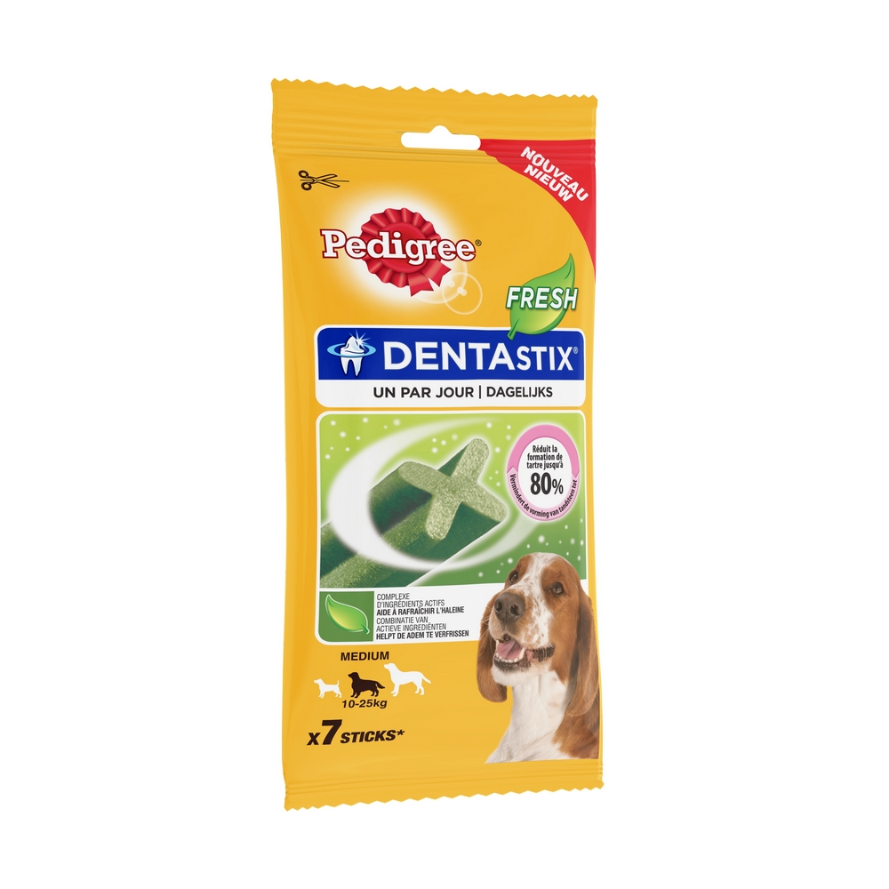 Dentastix Fresh chiens moyens 7 sticks  PEDIGREE®