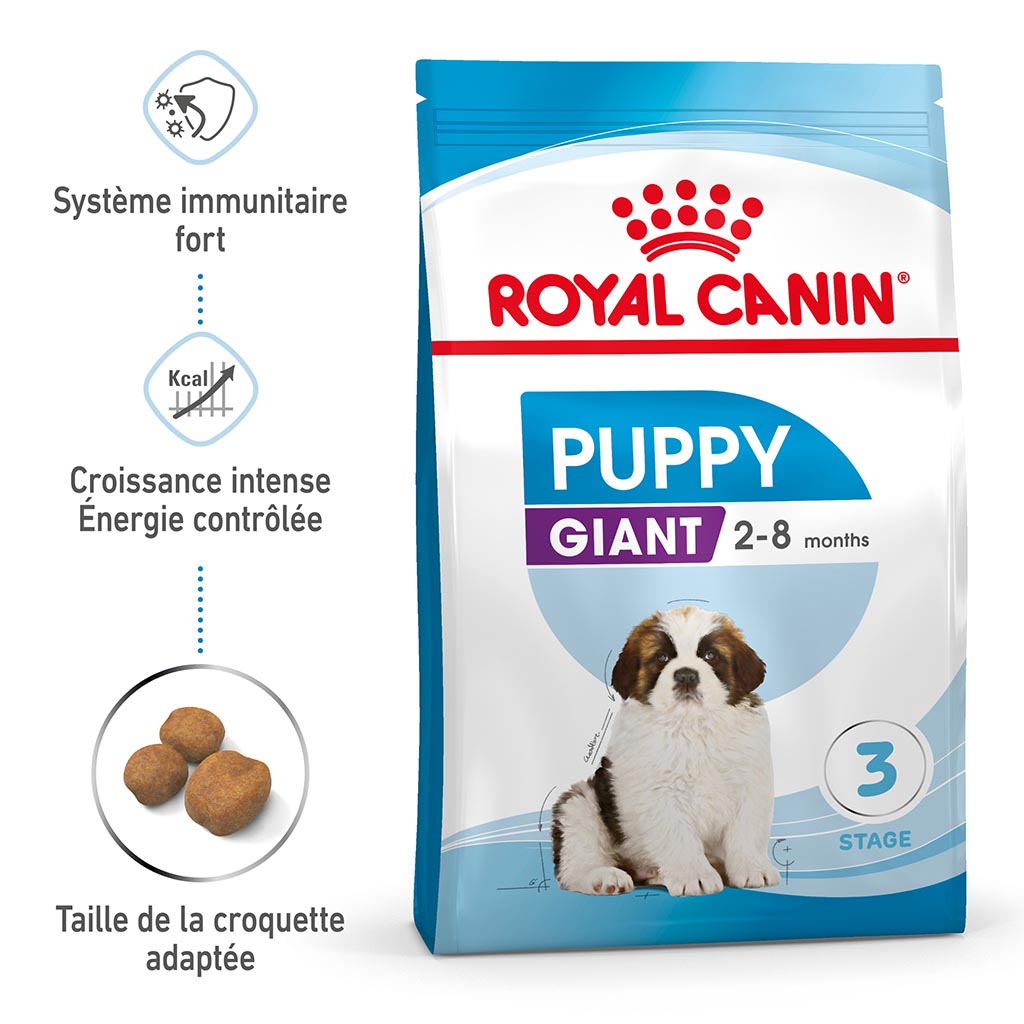Croquettes Chiot 2-8 mois giant ROYAL CANIN - 15kg