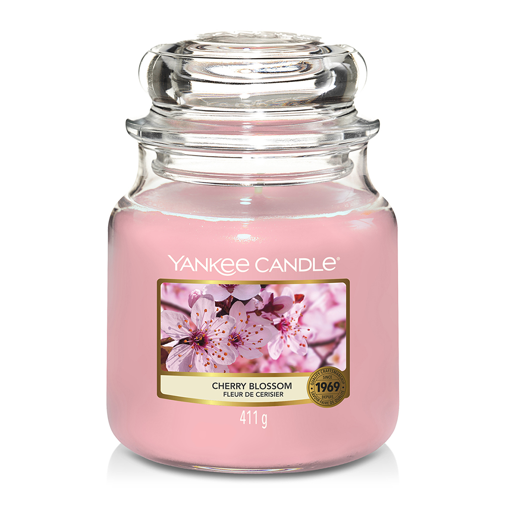 Bougie jarre fleur de cerisier YANKEE CANDLE - Moyen modèle