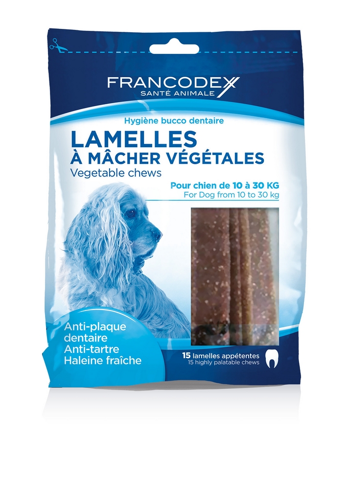 Lamelles réduction plaque dentaire FRANCODEX - 350g