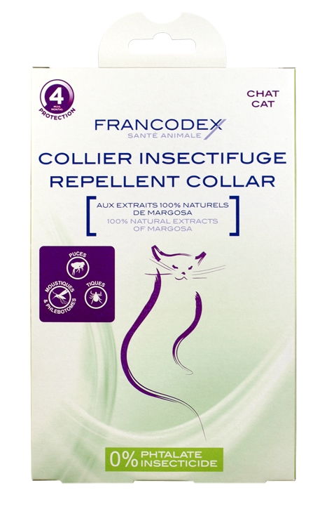 Collier insectifuge pour Chat FRANCODEX