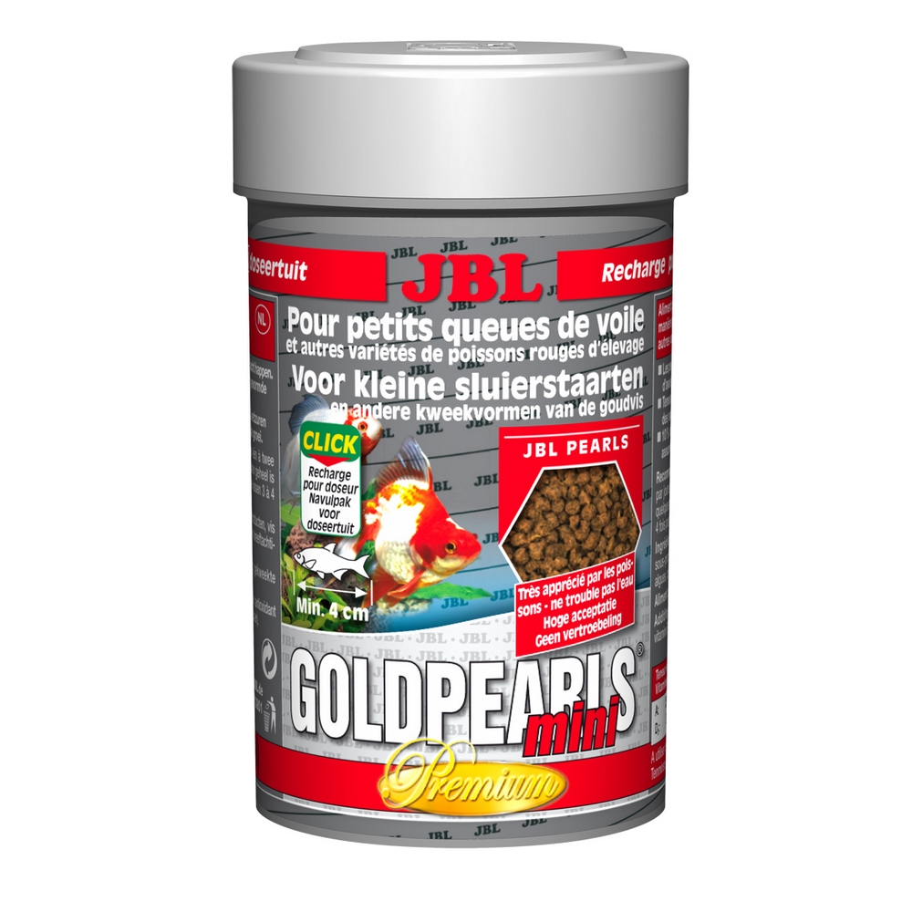 Nourriture pour poissons GoldPerls mini  JBL - 100ml (REFILL)