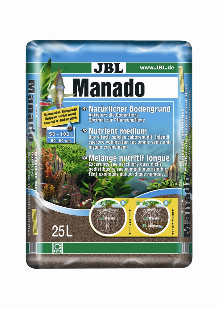 Substrat pour aquarium Manado  JBL - 25L