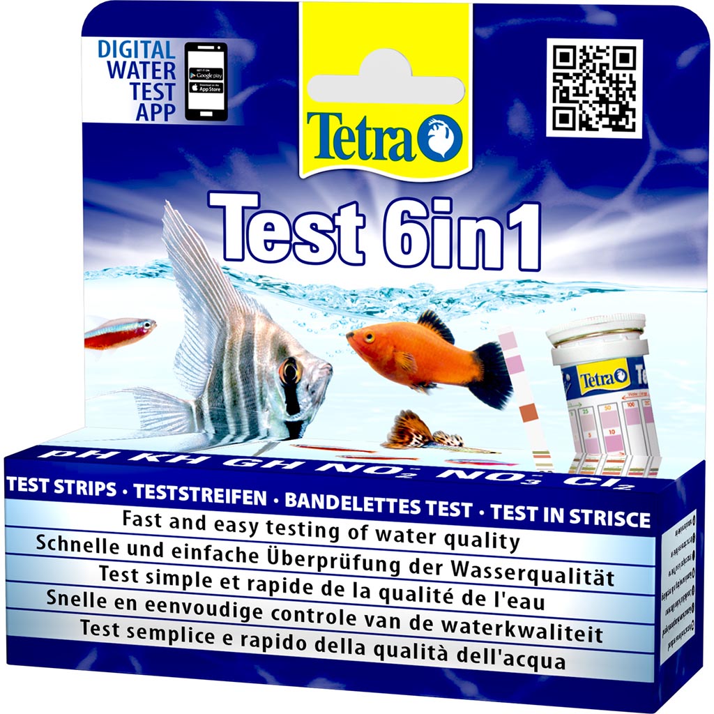 Bandelettes de tests pour aquarium - 6 en 1 TETRA