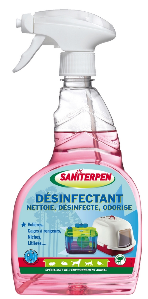 Désinfectant spray flacon  SANITERPEN - 750 ml