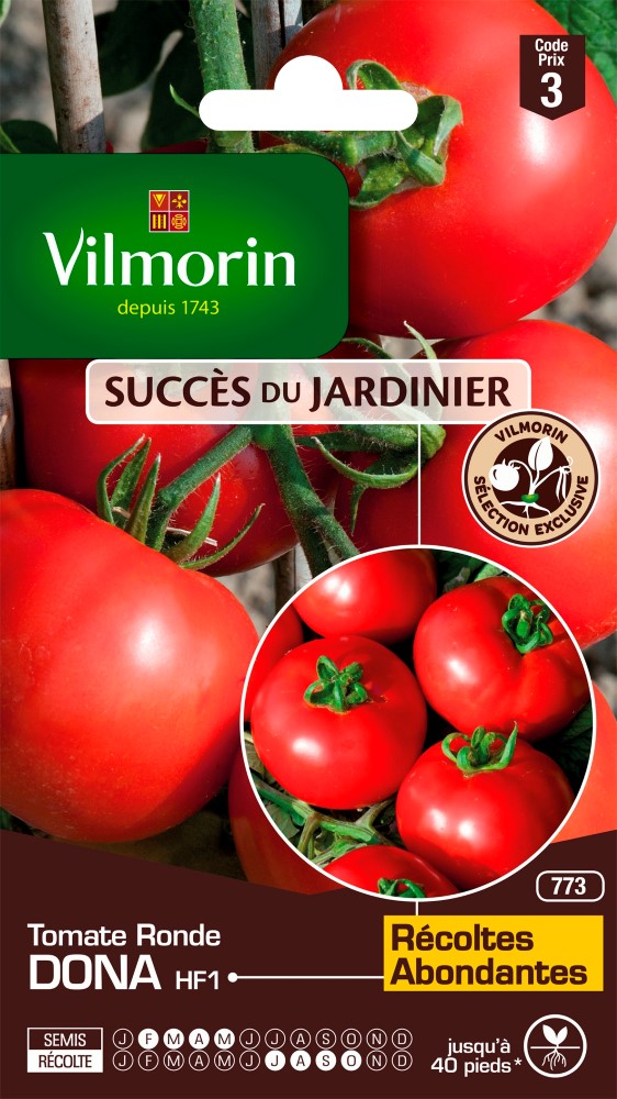 Graines de tomate dona hf1 VILMORIN