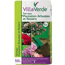 Terreau pour plantation d'arbustes & rosiers VILLAVERDE - 50L