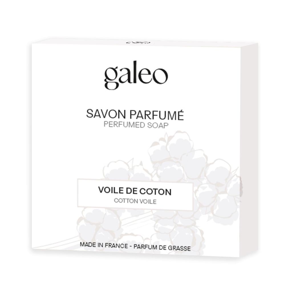 Savon parfumé voile de coton GALEO - 100gr