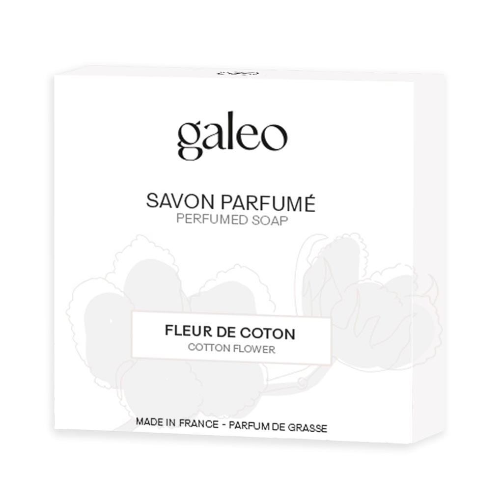 Savon parfumé fleur de coton GALEO - 100gr