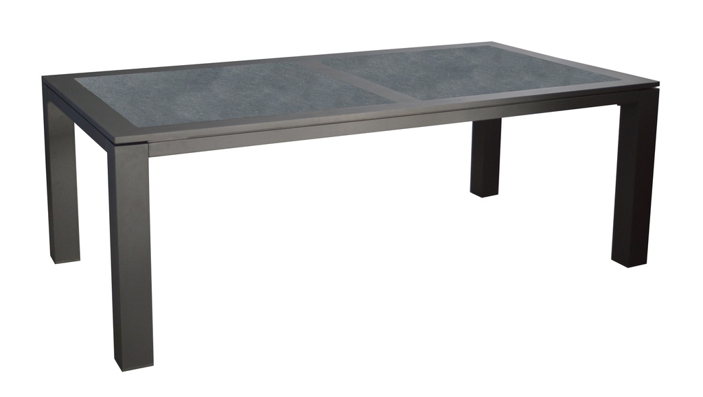 Châssis de table torino graphite - 210cmx110cm 