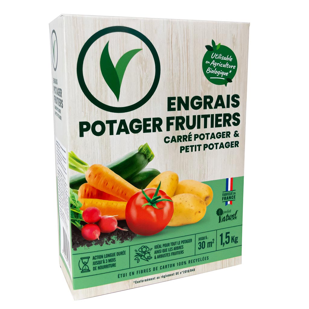 Engrais potager fruitiers & carré potager VILLAVERDE - 1.5kg