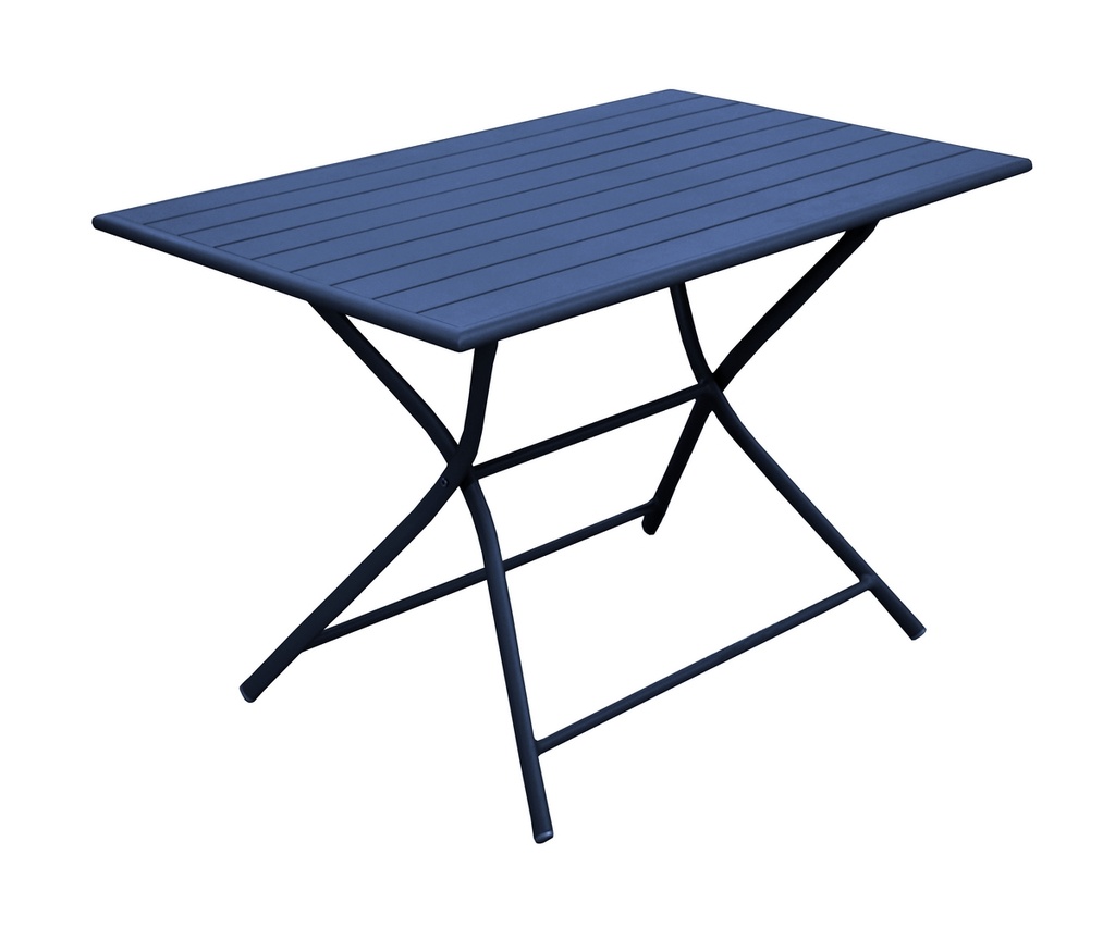 Table pliable guéridon cery bleu PROLOISIRS - 110cm