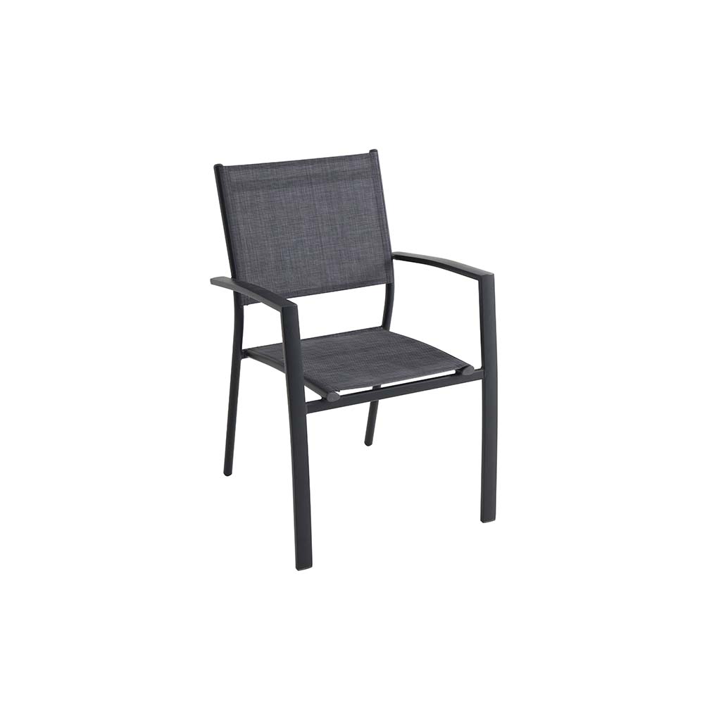 Fauteuil empilable faro anthracite MWH