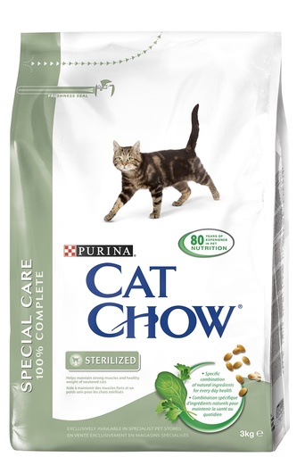 [2G-0009VN] Cat Chow Sterilised Riche En Poulet 3Kg