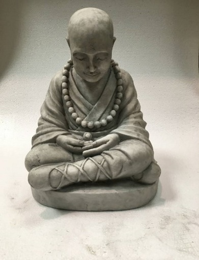 [4I-003476] Bouddha Delhi - 36cm Cendre