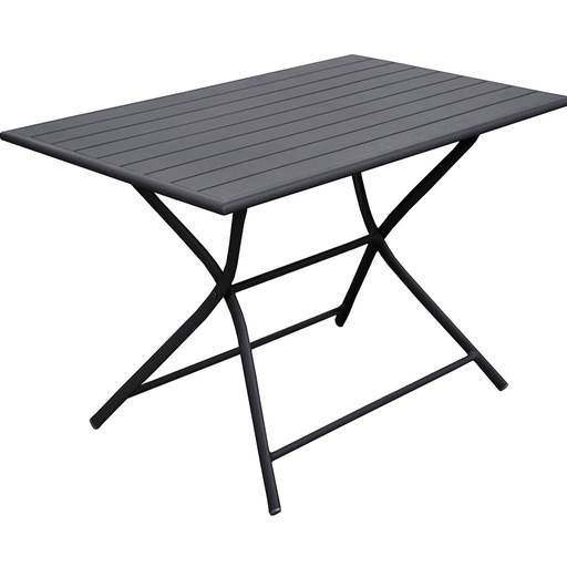 [30-0038HN] Table pliable guéridon cery graphite PROLOISIRS - 110 cm
