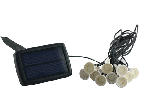 [29-0038VM] Guirlande solaire à planter 10 LED GALIX - 5m