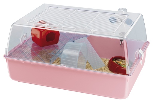 [3X-000CCJ] Cage Mini Duna hamster transparente - FERPLAST - 55x39x27 cm
