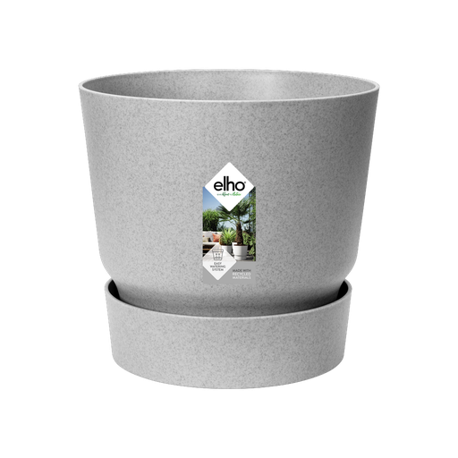 [1-003JBR] Pot greenville living ciment ELHO - 29,5cmx29,5cmx27,8cm
