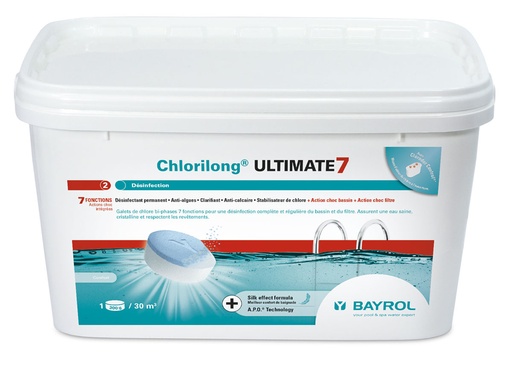 [32-003JWV] Chlorilong ultimate 7 BAYROL - 4.8kg