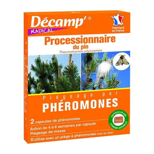 [34-003K41] Pheromone contre la chenille Processionnaire du pin  2 capsules DECAMP