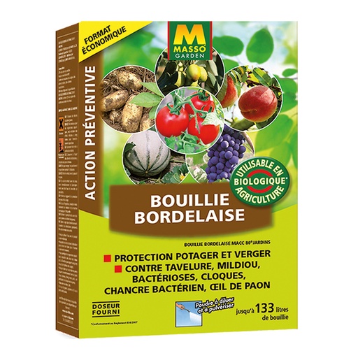 [36-003KHM] Bouillie Bordelaise MASSO GARDEN - 800 g UAB