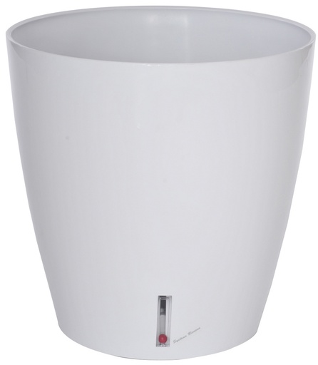 [1-003KZN] Pot eva new blanc RIVIERA - Ø30 x H27,5