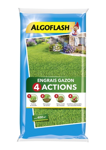 [V-003MH7] Engrais Gazon ALGOFLASH - 16kg