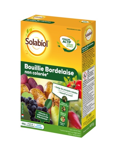 [36-003MLL] Bouillie bordelaise non colorée SOLABIOL - 400g