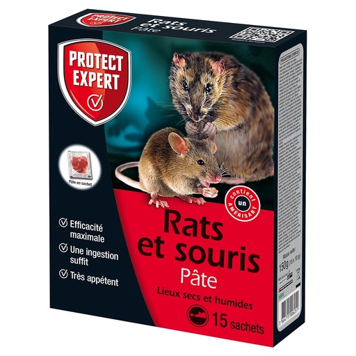 [34-003MTL] Rats & souris - pâte PROTECT EXPERT